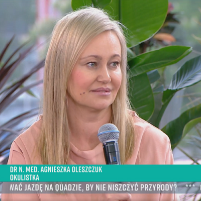 Dr n. med. Agnieszka Oleszczuk w Pytaniu na Śniadanie opowiada dlaczego oko piecze